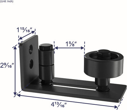 Sliding Barn Door Hardware Bottom Adjustable Roller