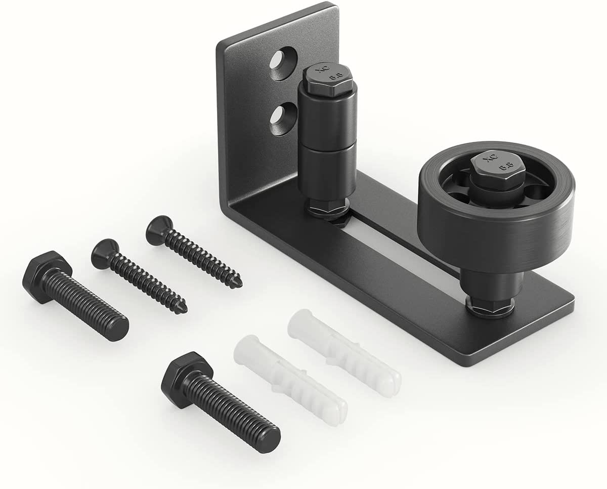 Sliding Barn Door Hardware Bottom Adjustable Roller