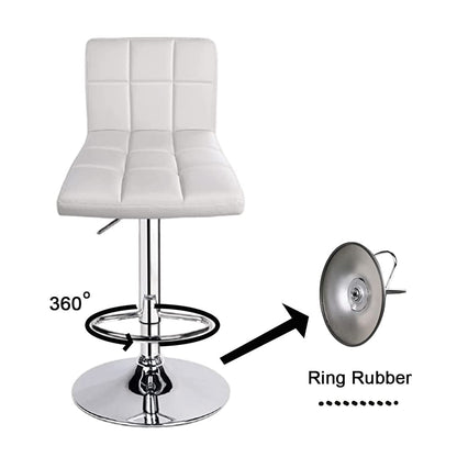 Bar Stools With Pu Leather Height Adjustable Bar Stools