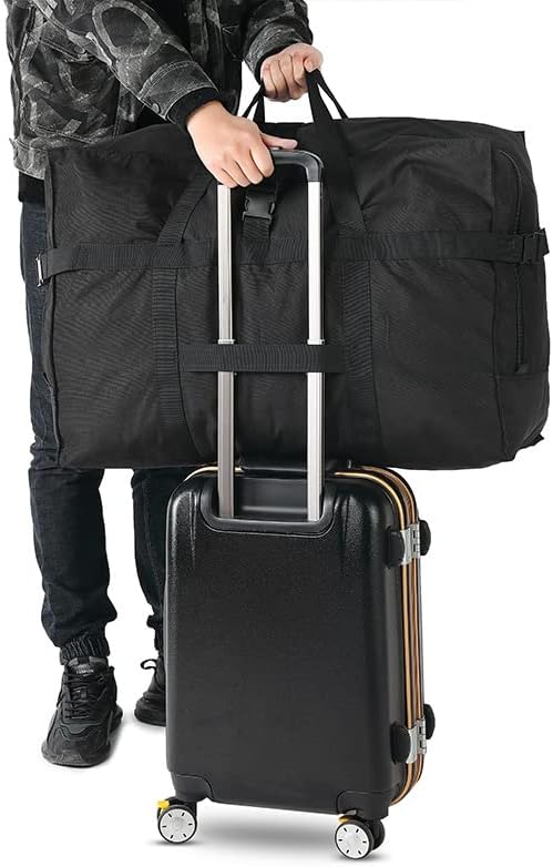 Ecotrek Duffle Bag for Travel & Moving – Waterproof Oxford Cloth Foldable Storage Bag YN9121