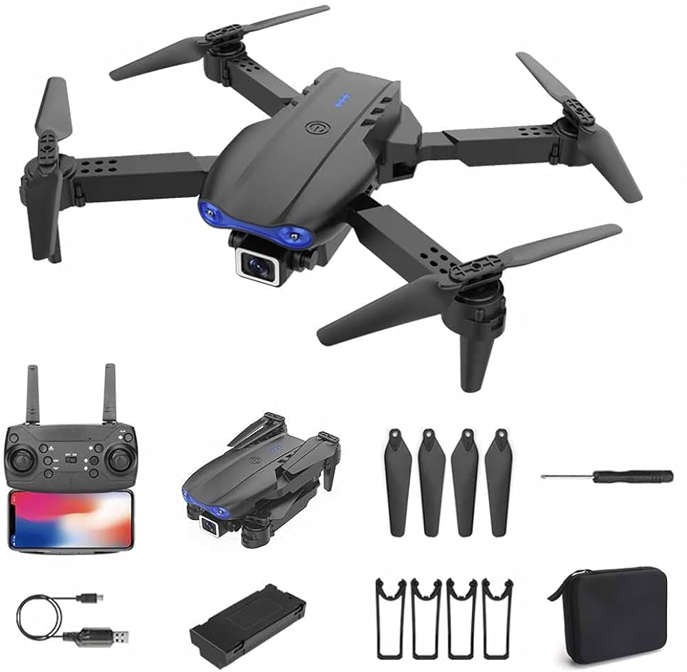 E99 Pro Drone Dual Camera WiFi FPV Foldable RC Quadcopter Altitude Hold