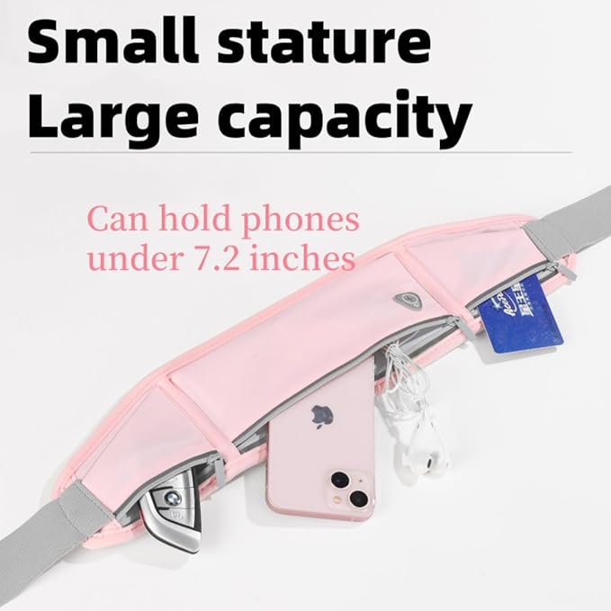 Running Belt – Waterproof, Adjustable, Elastic Strap, Sweatproof Waist