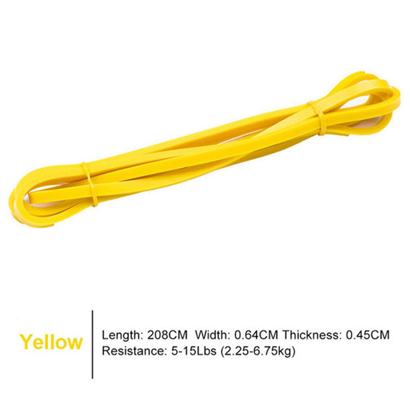 4Pcs Resistance Bands Exercise Yoga Pilates Rubber Fitness Training