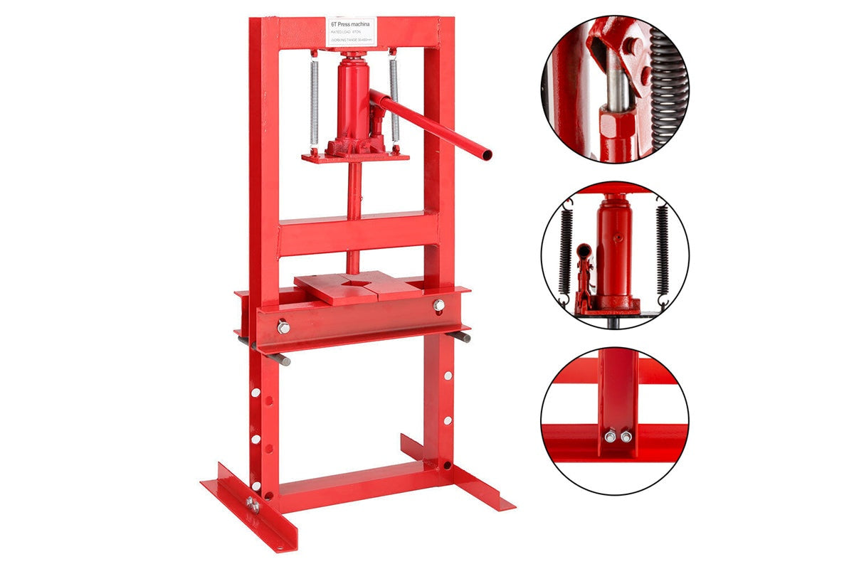Hydraulic Shop Press 6 Ton Hydraulic Workshop Press