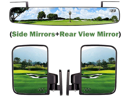 Universal Golf Cart Mirrors Set