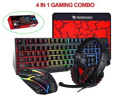 Gaming Keyboard Mouse Headphone Set