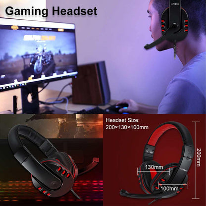 Gaming Keyboard Mouse Headphone Set