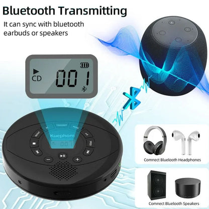 Portable CD Player with Bluetooth