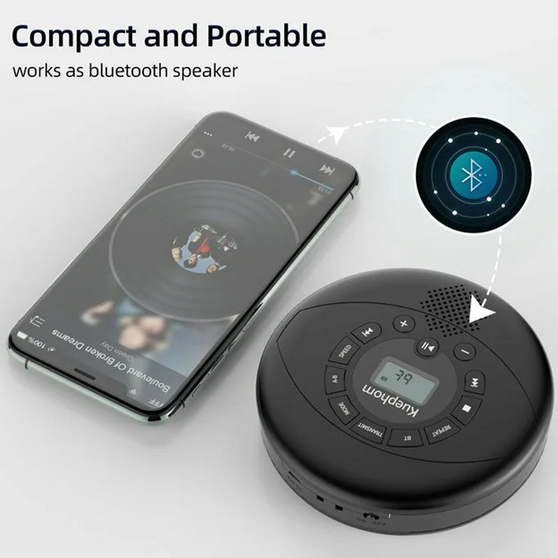 Portable CD Player with Bluetooth