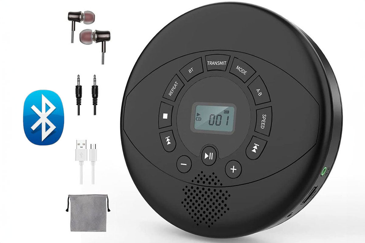 Portable CD Player with Bluetooth