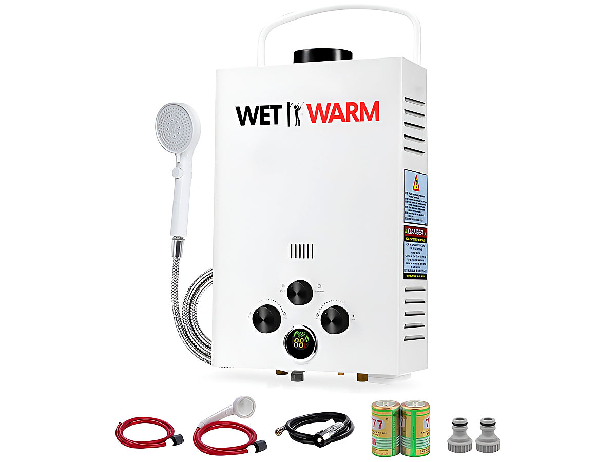 Gas Water Heater 8L + 12V Pump