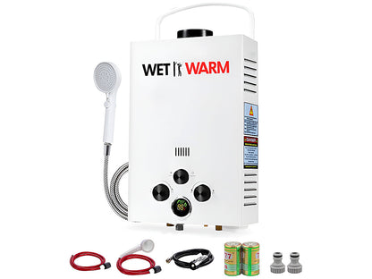 Gas Water Heater 8L + 12V Pump