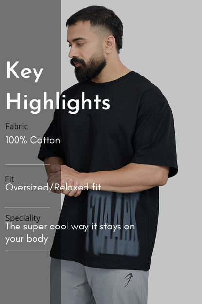 Gorilla Oversized T-shirt Black