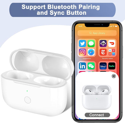 Airpod Pro Charging Case Replacement Wireless Charging Case for Airpods Pro 1 / Pro 2
