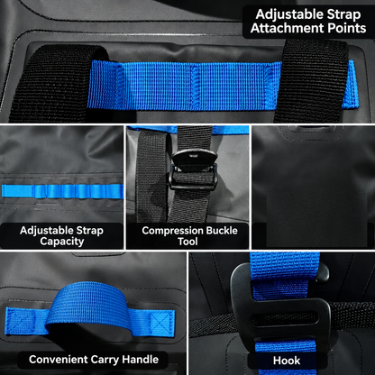 Waterproof Roll-Top Bag for E-Bikes, Motorcycles & Bicycles XY13451
