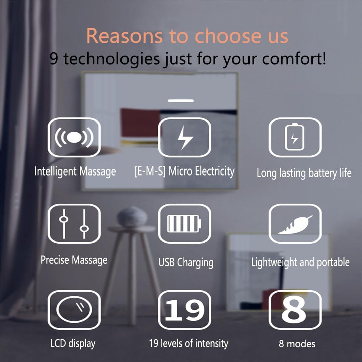 Foot Massager Mat TENS Machine Stimulator