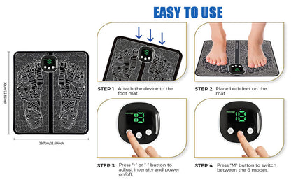 Foot Massager Mat TENS Machine Stimulator