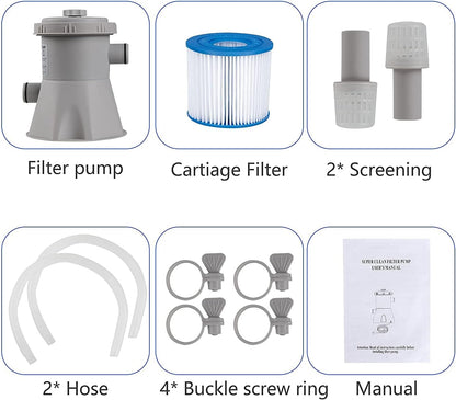 Swimming Pool Filter Pump 330 Gallon