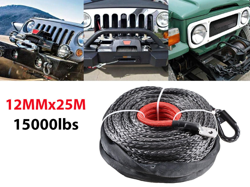 Synthetic Winch Rope 25M