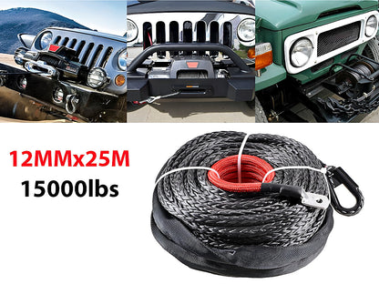 Synthetic Winch Rope 25M