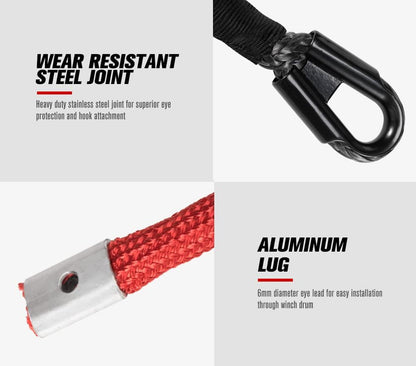 Synthetic Winch Rope 25M