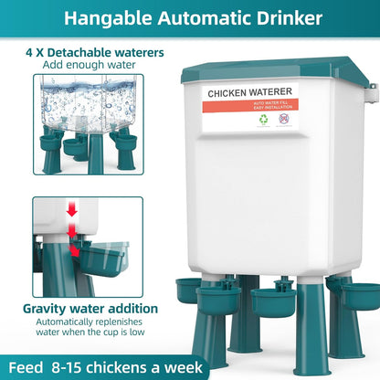 Automatic Chicken Feeder Chicken Drinker
