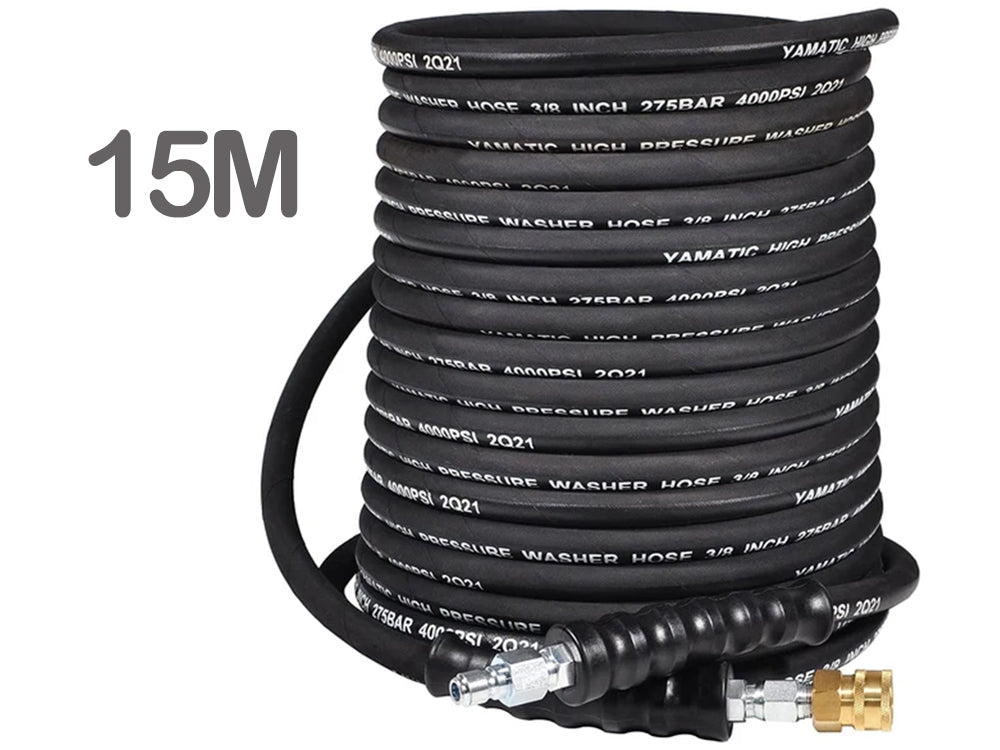 High Pressure Hose 4000PSI 3/8 QC 15M