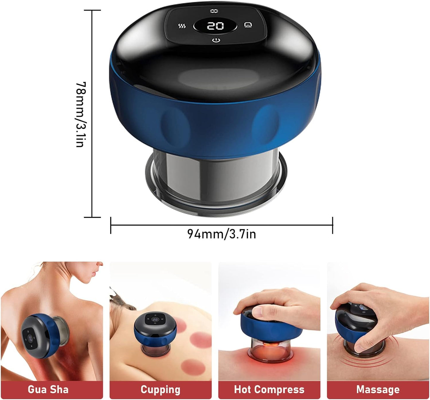 Vacuum Cupping and Scraping Therapy Machine
