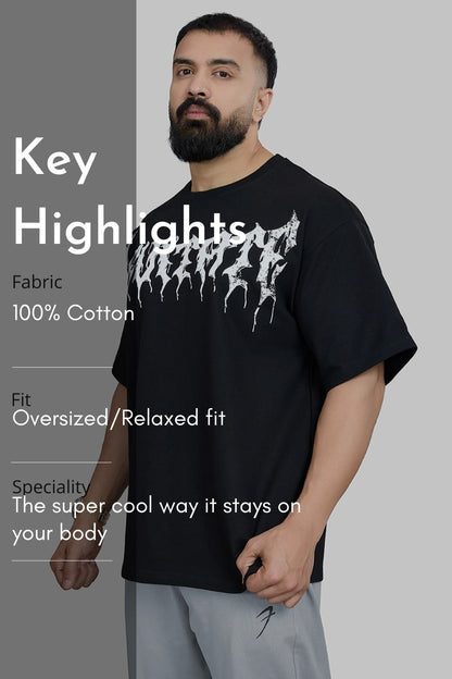 Levitate Oversized T-shirt Black