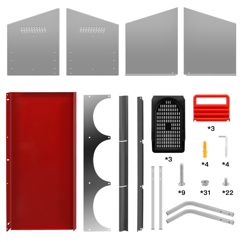 Nesting Box Chicken Hen Roll Away Laying Nest Boxes Chook Brooder 6 Compartment