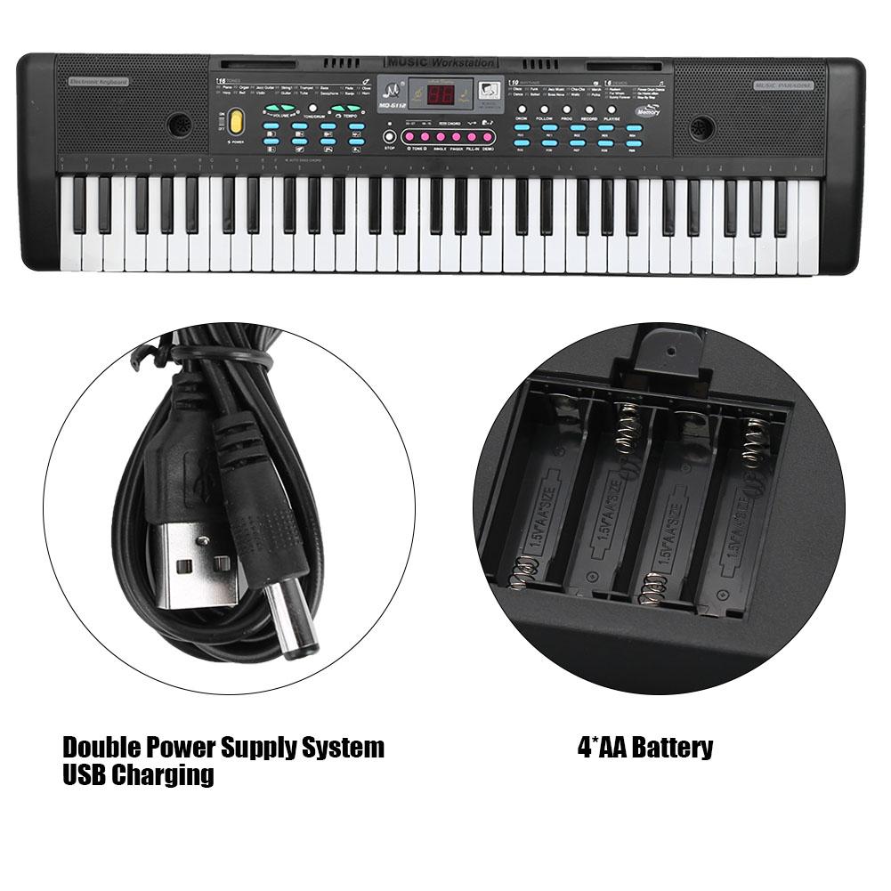 Electronic Keyboard Piano and Piano Stand