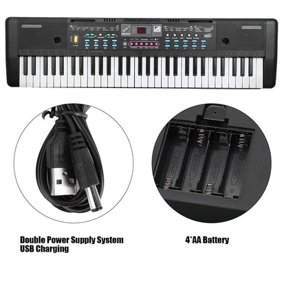 Electronic Keyboard Piano and Piano Stand