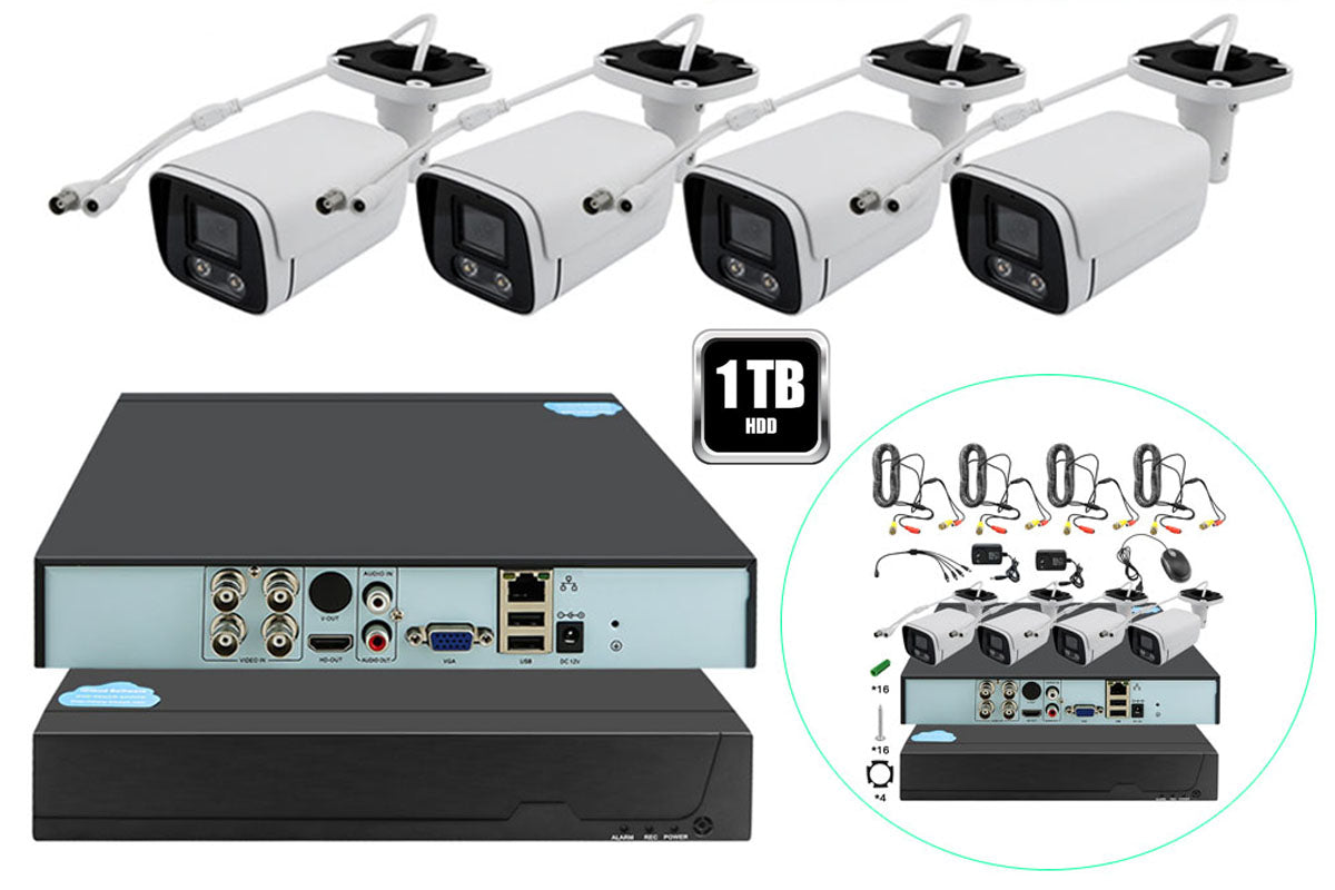 Security Camera System with 1 TB Storage
