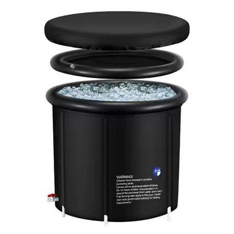 Portable Ice Bath Tub 300L Inflatable Hot Bathtub SPA Massage Athletes Outdoor