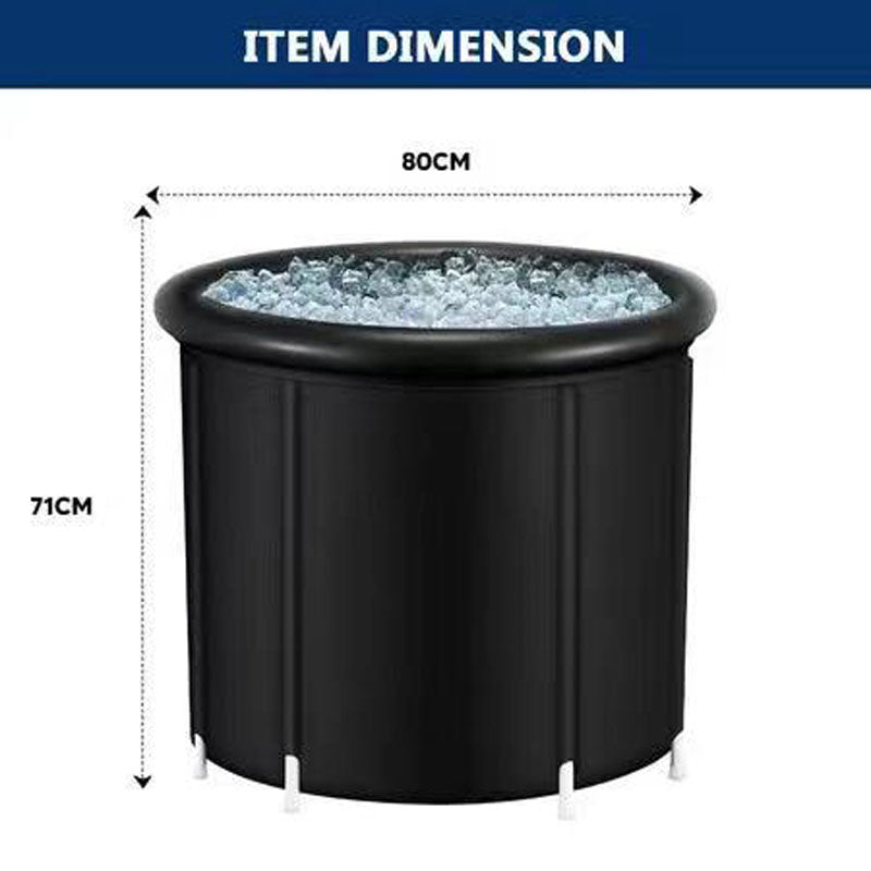 Portable Ice Bath Tub 300L Inflatable Hot Bathtub SPA Massage Athletes Outdoor