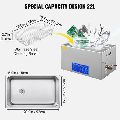 Ultrasonic Cleaner 22L