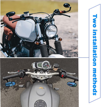 Motorcycle Bar End Mirrors Universal