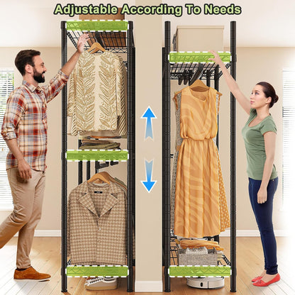 Metal Wardrobe Clothes Rack