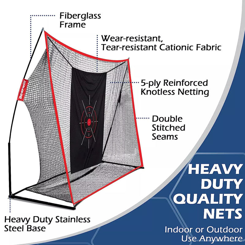 Golf Practice net with Target