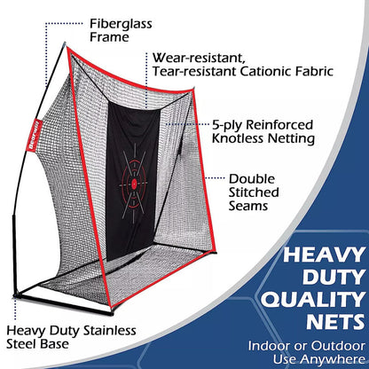 Golf Practice net with Target