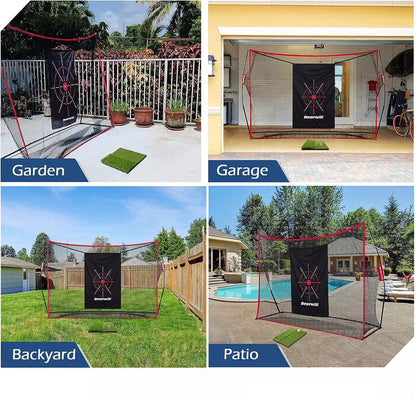 Golf Practice net with Target