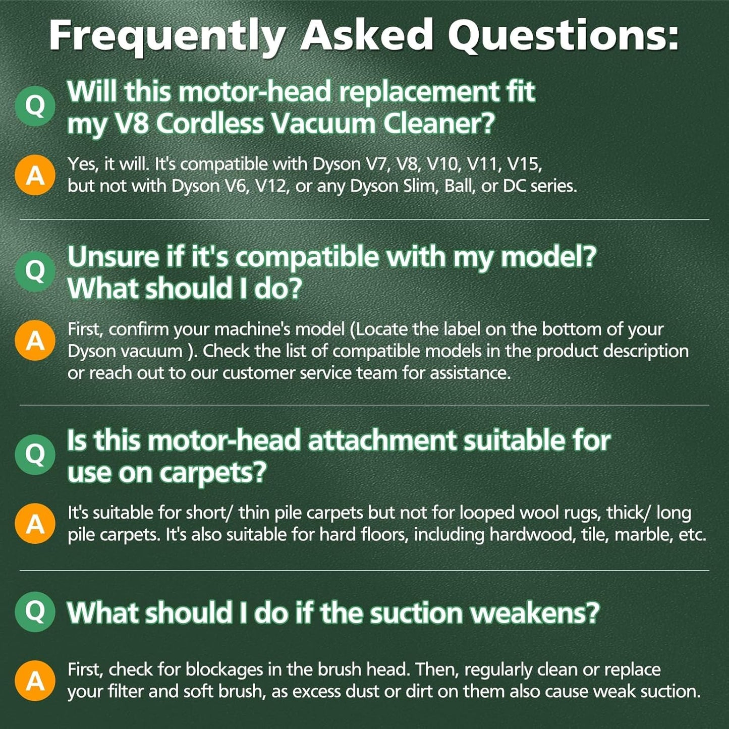 Dysons V7 V8 V10 V11 V15 Vacuum Cleaners Brush Head