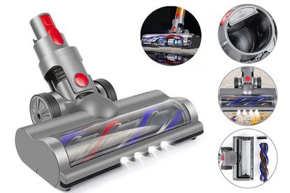 LED Light Roller Brush For Dyson V7 V8 V10 V11 SV14 V15 Head Motorhead