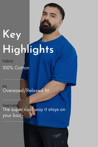 Ignite Oversized T-shirt Royal Blue