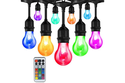 Outdoor Festoon Light String Lights 20M 24 LED Bulbs