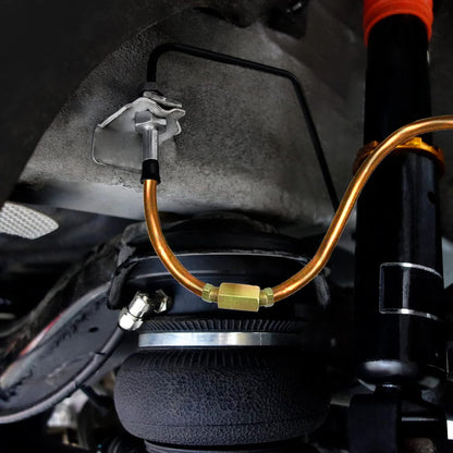 Brake Line Tubing Kit 3/16" OD 25 FT Coil Roll with Fittings