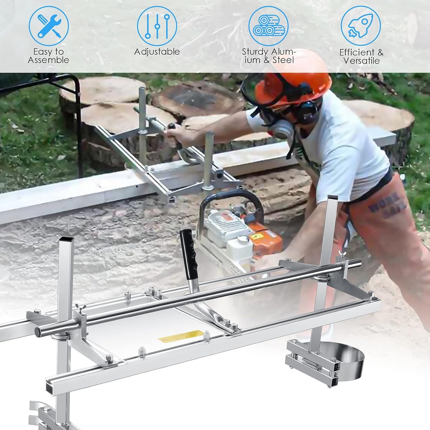 Portable Chainsaw Mill Chain Saw Mill 14" - 48"