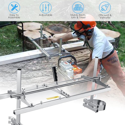 Portable Chainsaw Mill Chain Saw Mill 14" - 48"
