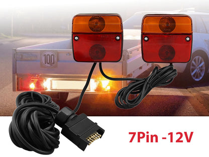 Trailer Light 12V Magnetic Safety Light Indicator Tail lights