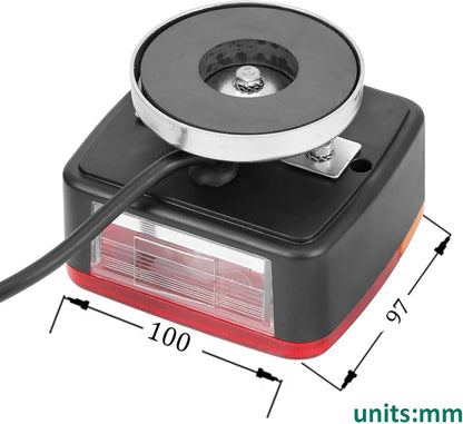 Trailer Light 12V Magnetic Safety Light Indicator Tail lights